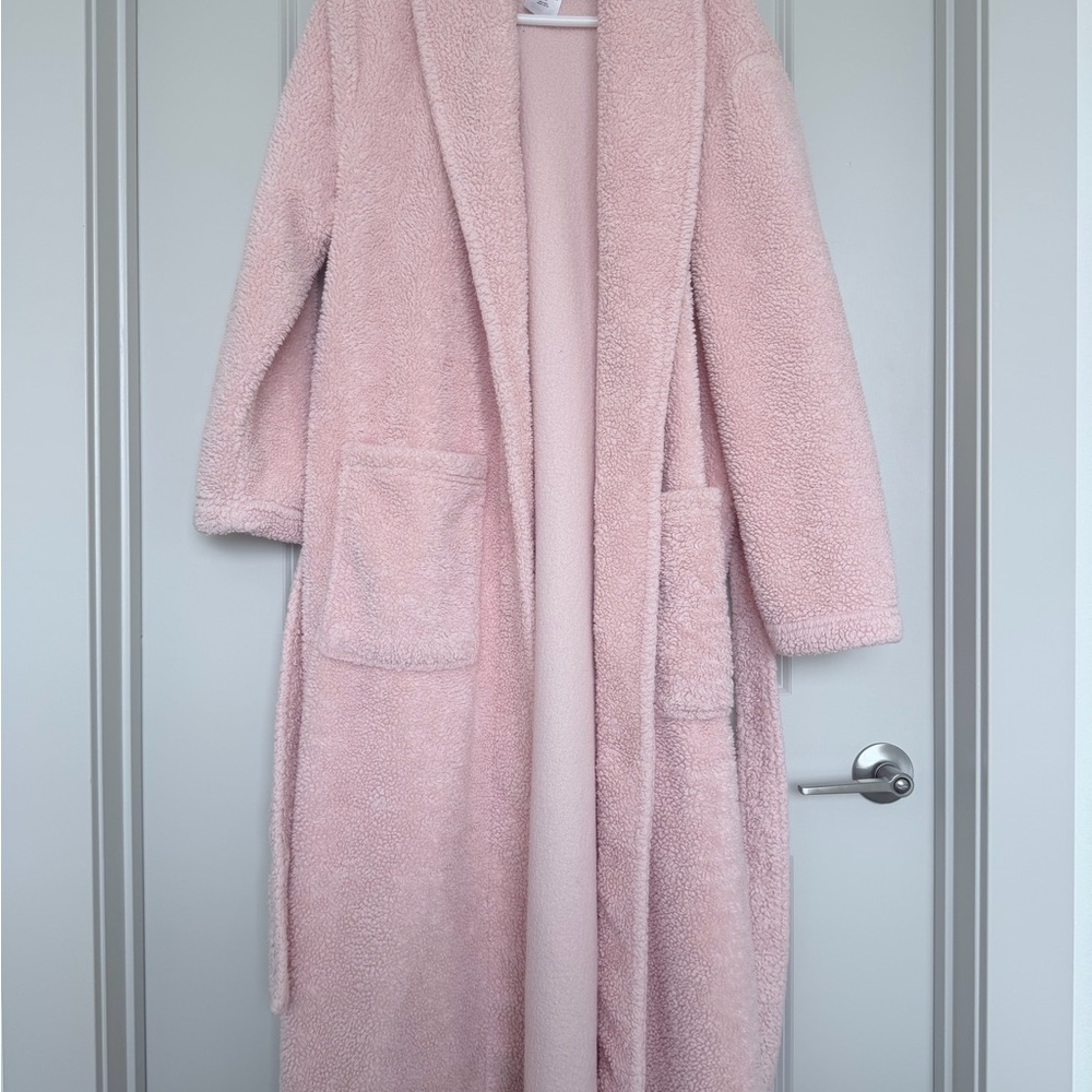 Pottery Barn Kids Pink Fleece Robe
